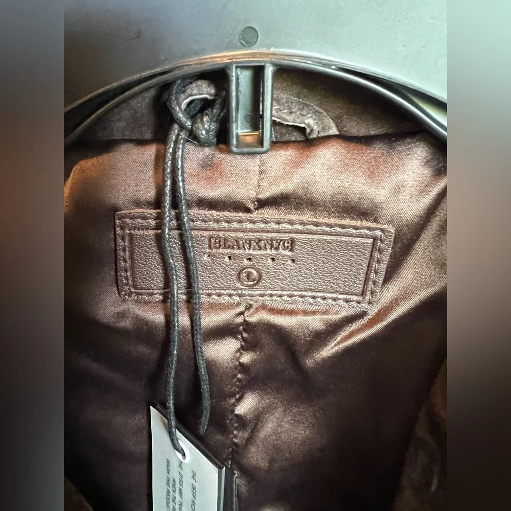 BLANK NYC Womens Luxury Oversized Blazer with Pockets, Chocolate Souffle - Picture 7 of 11